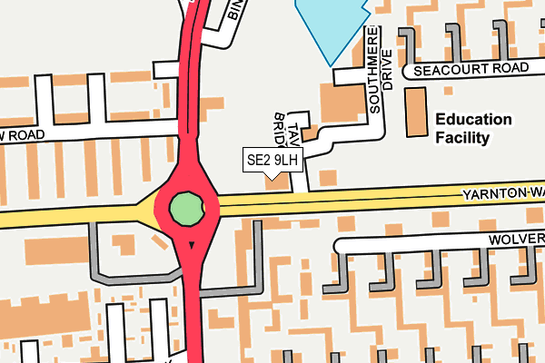 SE2 9LH map - OS OpenMap – Local (Ordnance Survey)