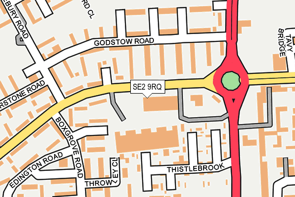 SE2 9RQ map - OS OpenMap – Local (Ordnance Survey)