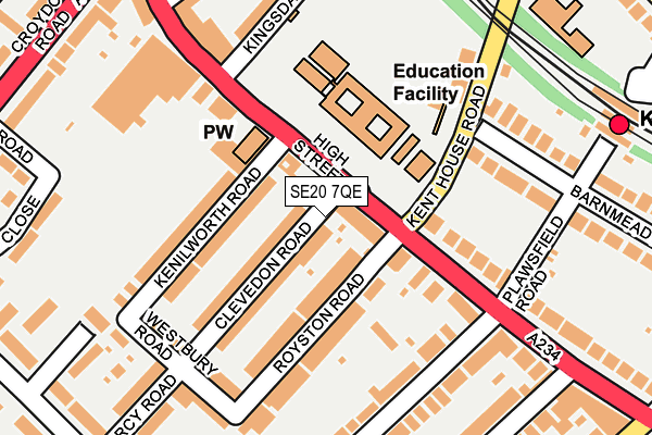 Map of EMPIRE TRANSPORTATION LTD at local scale