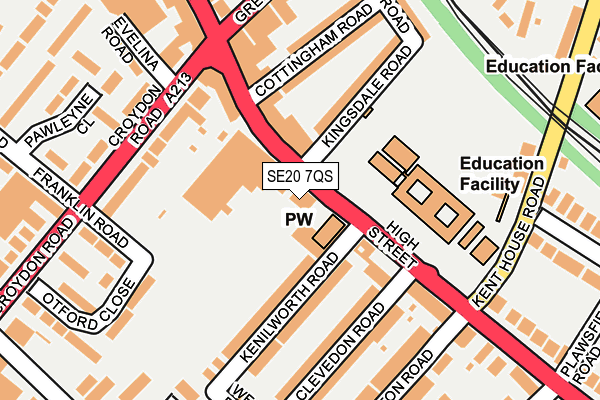 Map of A&V PLUMBING AND HEATING LTD at local scale
