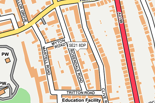 Map of ERHDULWICH LIMITED at local scale