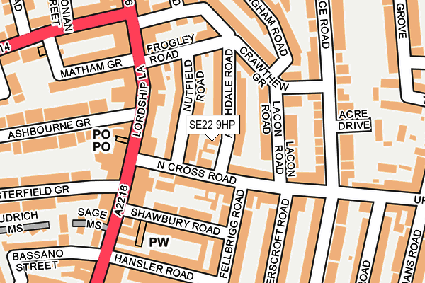 Map of ST CLEMENT'S YARD MANAGEMENT LIMITED at local scale