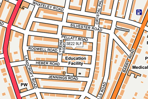 Map of ELYSIUM PROPERTY LTD at local scale