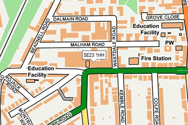 Map of STREET MATHS LTD at local scale
