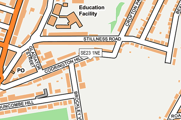 Map of GLENGALL COURT (MANAGEMENT) LIMITED at local scale