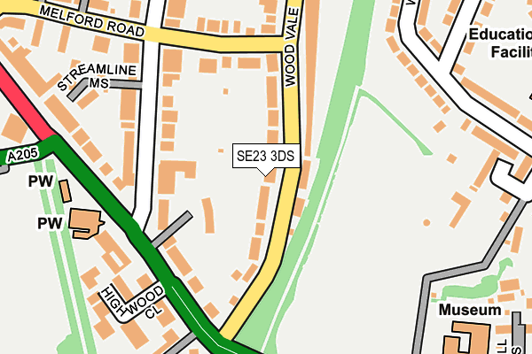 Map of MOON LANE EDUCATION LIMITED at local scale