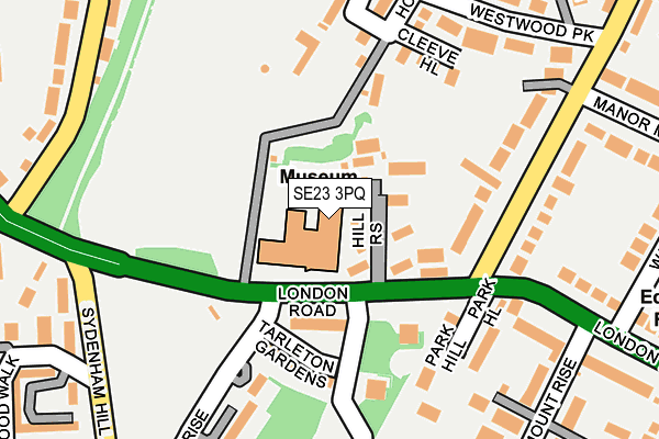 SE23 3PQ map - OS OpenMap – Local (Ordnance Survey)