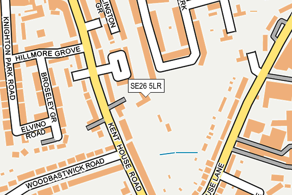 SE26 5LR map - OS OpenMap – Local (Ordnance Survey)