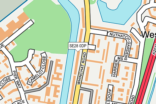 SE28 0DP map - OS OpenMap – Local (Ordnance Survey)