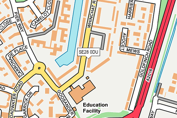SE28 0DU map - OS OpenMap – Local (Ordnance Survey)