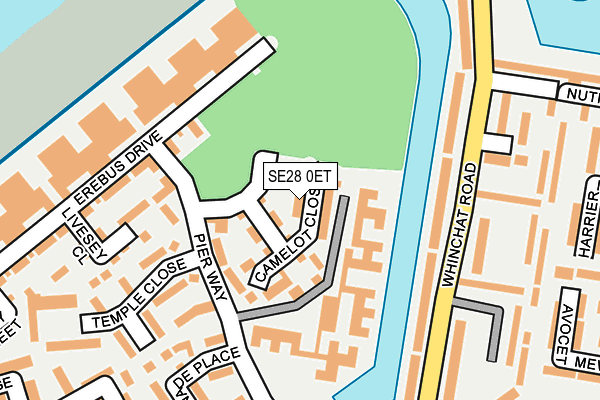 SE28 0ET map - OS OpenMap – Local (Ordnance Survey)