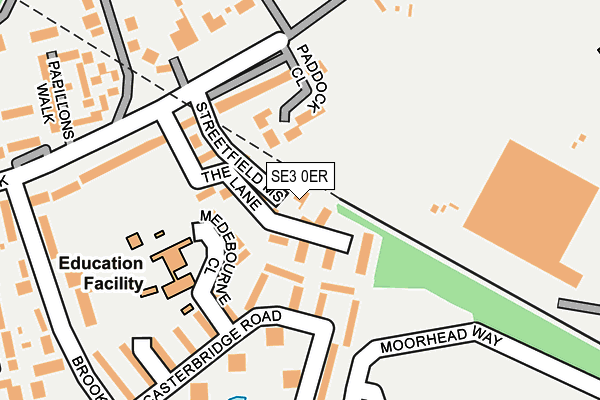 SE3 0ER map - OS OpenMap – Local (Ordnance Survey)