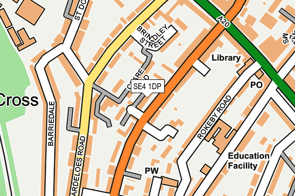 SE4 1DP map - OS OpenMap – Local (Ordnance Survey)