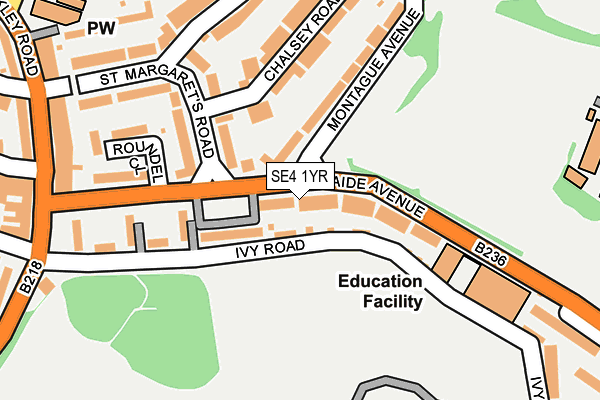 Map of 52 ADELAIDE AVENUE LTD at local scale