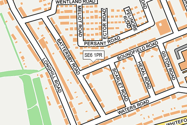 SE6 1PR map - OS OpenMap – Local (Ordnance Survey)