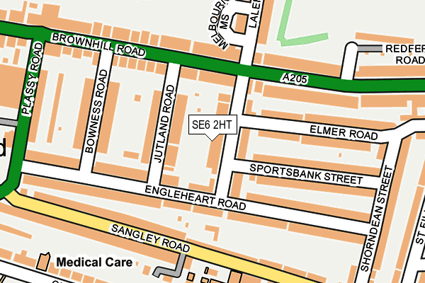 SE6 2HT map - OS OpenMap – Local (Ordnance Survey)
