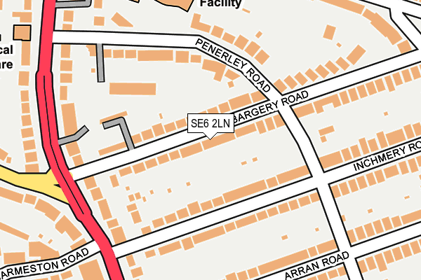 SE6 2LN map - OS OpenMap – Local (Ordnance Survey)