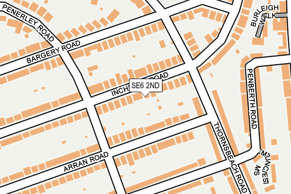 SE6 2ND map - OS OpenMap – Local (Ordnance Survey)