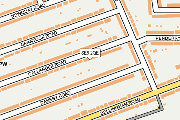 SE6 2QE map - OS OpenMap – Local (Ordnance Survey)