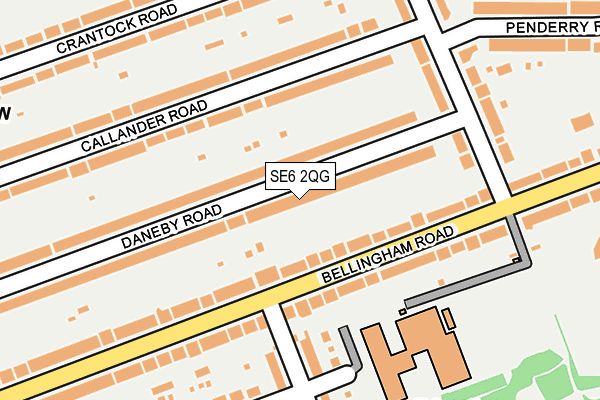 SE6 2QG map - OS OpenMap – Local (Ordnance Survey)