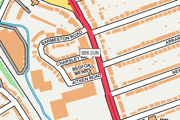 SE6 2UN map - OS OpenMap – Local (Ordnance Survey)