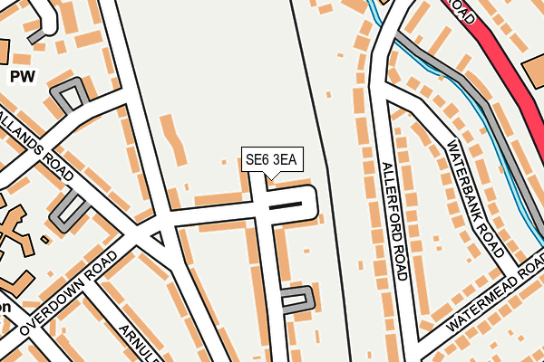 SE6 3EA map - OS OpenMap – Local (Ordnance Survey)