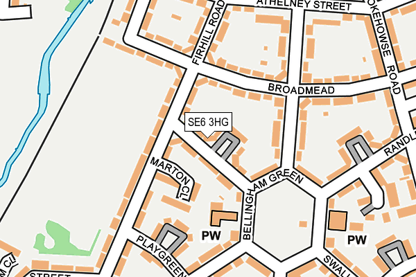SE6 3HG map - OS OpenMap – Local (Ordnance Survey)