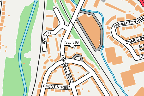 SE6 3JG map - OS OpenMap – Local (Ordnance Survey)