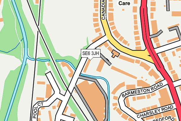 SE6 3JH map - OS OpenMap – Local (Ordnance Survey)