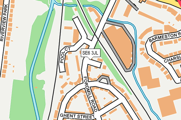 SE6 3JL map - OS OpenMap – Local (Ordnance Survey)