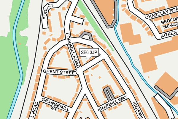 SE6 3JP map - OS OpenMap – Local (Ordnance Survey)