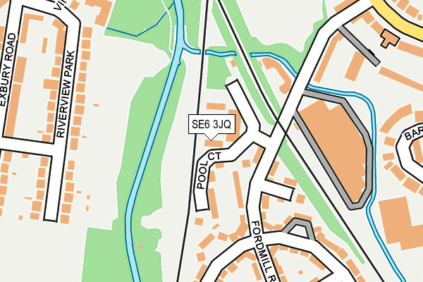 SE6 3JQ map - OS OpenMap – Local (Ordnance Survey)