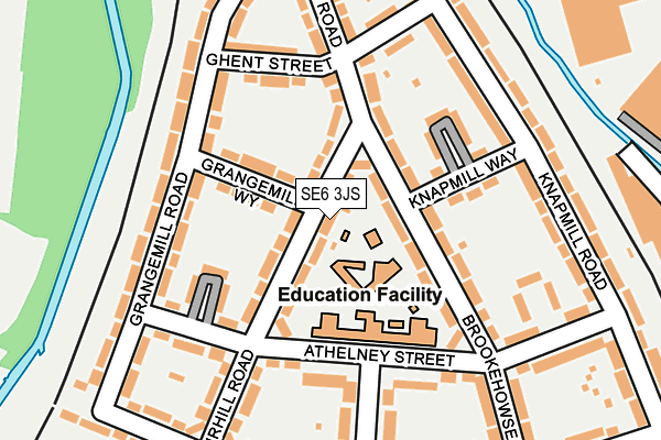 SE6 3JS map - OS OpenMap – Local (Ordnance Survey)