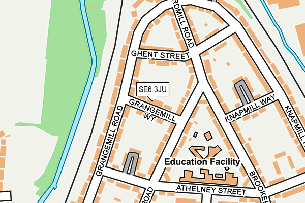 SE6 3JU map - OS OpenMap – Local (Ordnance Survey)