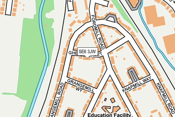 SE6 3JW map - OS OpenMap – Local (Ordnance Survey)