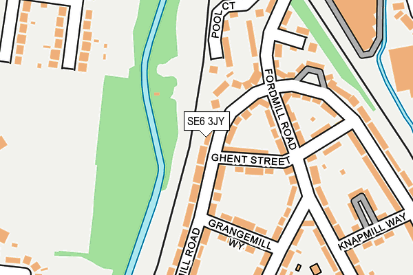 SE6 3JY map - OS OpenMap – Local (Ordnance Survey)
