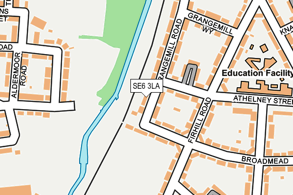 SE6 3LA map - OS OpenMap – Local (Ordnance Survey)