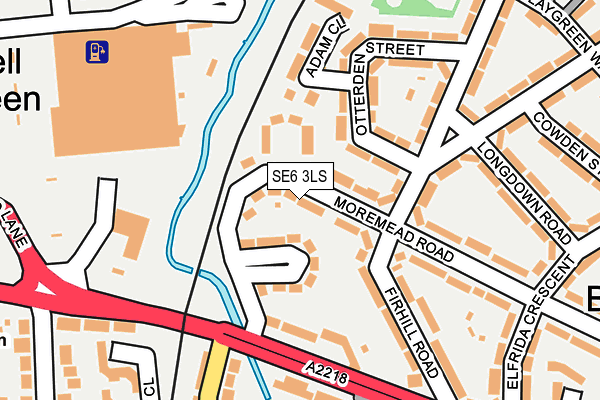SE6 3LS map - OS OpenMap – Local (Ordnance Survey)