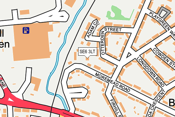 SE6 3LT map - OS OpenMap – Local (Ordnance Survey)