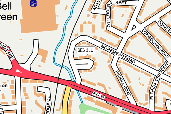 SE6 3LU map - OS OpenMap – Local (Ordnance Survey)