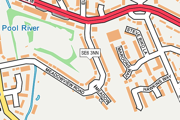 SE6 3NN map - OS OpenMap – Local (Ordnance Survey)