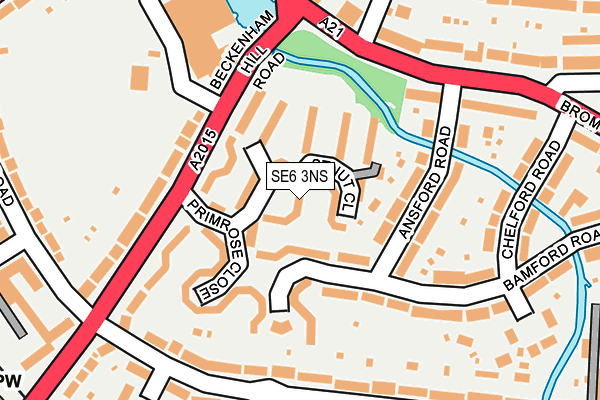 SE6 3NS map - OS OpenMap – Local (Ordnance Survey)