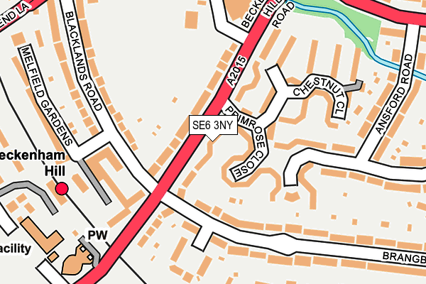 SE6 3NY map - OS OpenMap – Local (Ordnance Survey)
