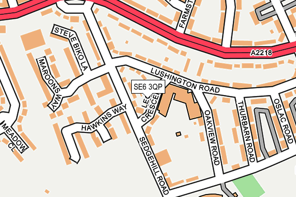 SE6 3QP map - OS OpenMap – Local (Ordnance Survey)