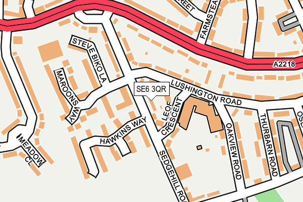 SE6 3QR map - OS OpenMap – Local (Ordnance Survey)