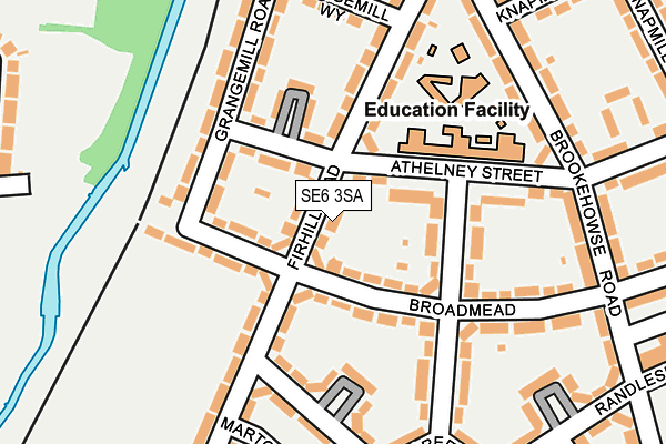 SE6 3SA map - OS OpenMap – Local (Ordnance Survey)