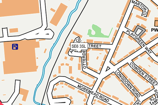 SE6 3SL map - OS OpenMap – Local (Ordnance Survey)