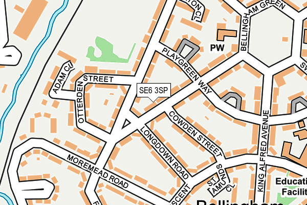 SE6 3SP map - OS OpenMap – Local (Ordnance Survey)