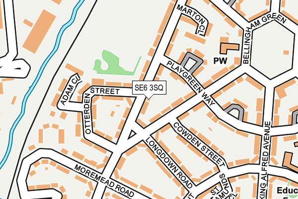 SE6 3SQ map - OS OpenMap – Local (Ordnance Survey)