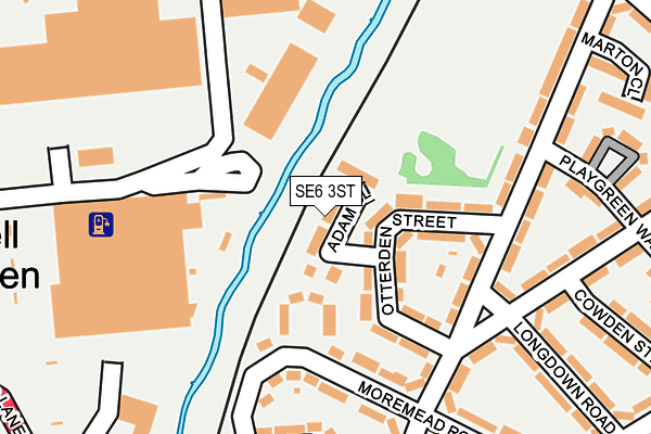 SE6 3ST map - OS OpenMap – Local (Ordnance Survey)
